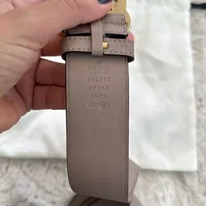 Gucci Calfskin GG Marmont 40mm Belt Size 95 in Porcelain Rose Gucci | Accessories | Gucci Calfskin Gg Marmont 4mm Belt  main image 4